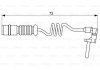 Датчик зносу гальмівних колодок MB M-class (W163) 98-05 BOSCH 1 987 473 057 (фото 2)