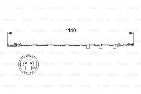 Датчик зносу гальмівних колодок (задніх) Mini Mini 1.6/2.0 06-15 BOSCH 1 987 473 525