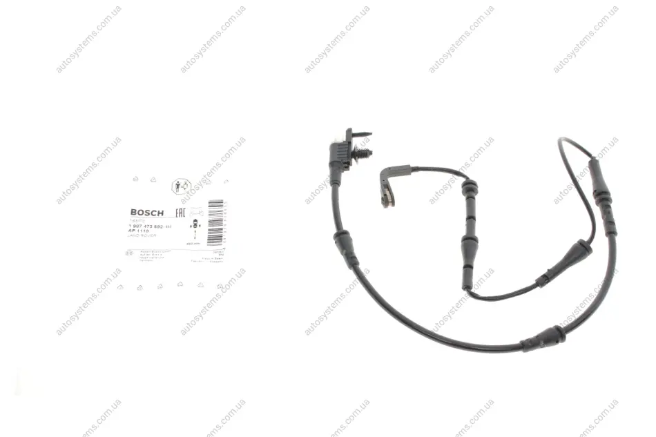 Датчик зносу гальмівних колодок (задніх) Land Rover Discovery Sport 14- BOSCH 1 987 473 592 (фото 1)