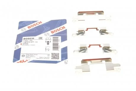 Монтажный компл.,тормоз.колодки BOSCH 1 987 474 477