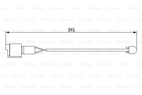 Датчик износа тормозных колодок BOSCH 1 987 474 951