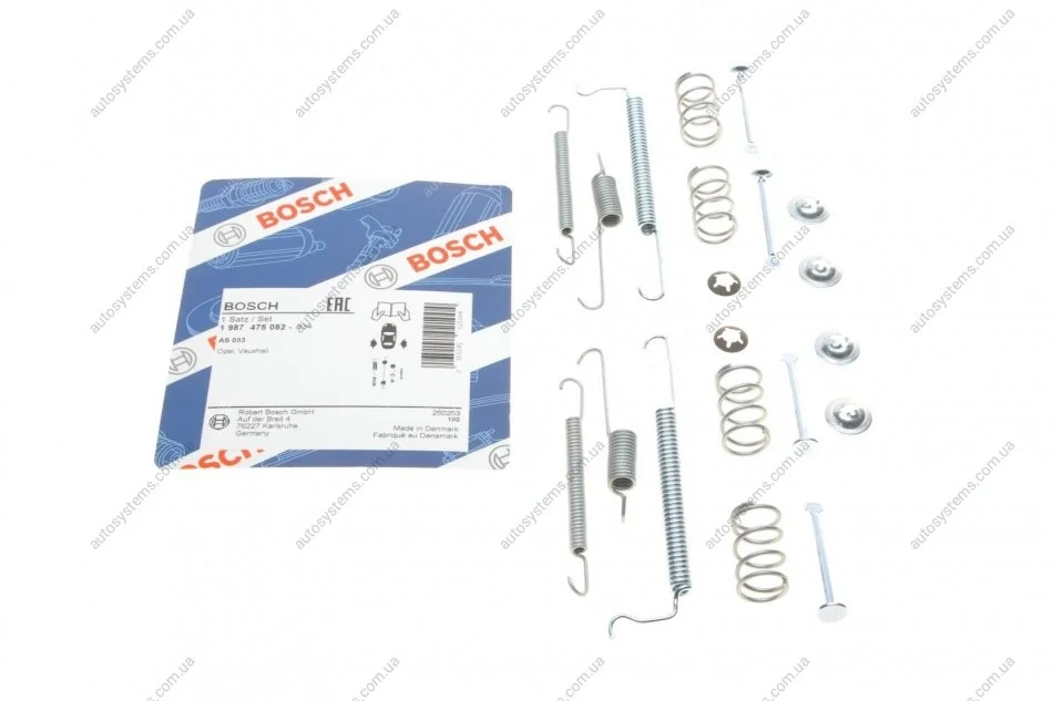 Монтажний комплект колодки BOSCH 1 987 475 082 (фото 1)