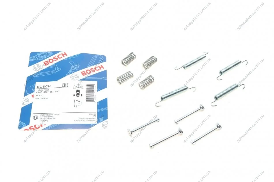 Монтажний комплект колодки BOSCH 1 987 475 166 (фото 1)