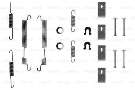 Комплект монтажный тормозных колодок BOSCH 1 987 475 176