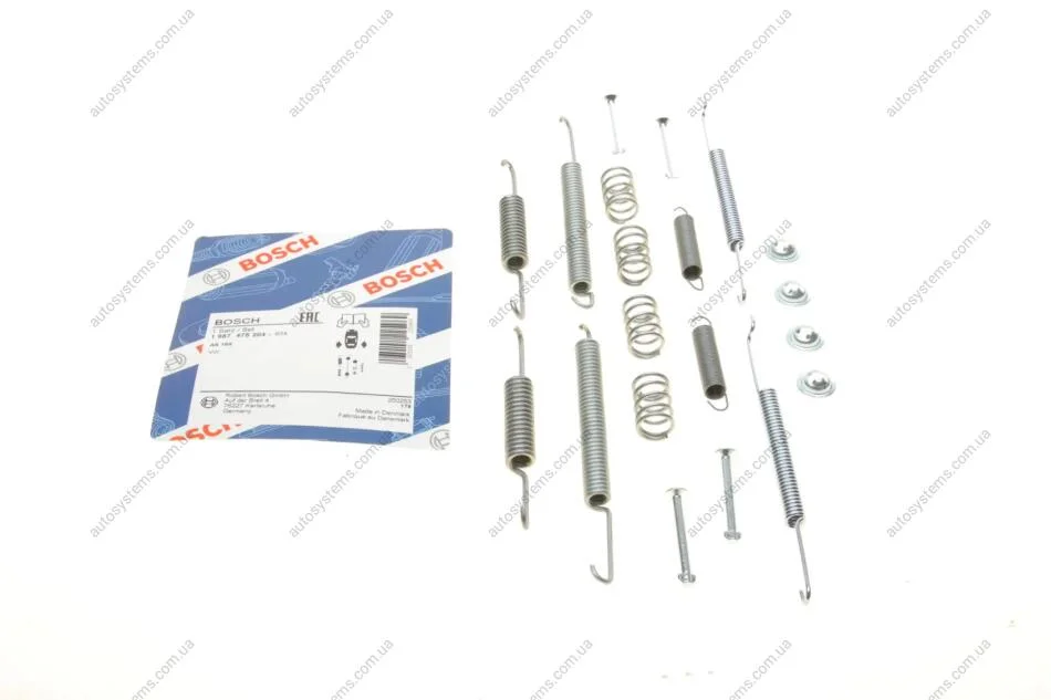 Комплект пружинок колодок ручника VW Caddy II 95-04/Passat 88-97 BOSCH 1 987 475 204 (фото 1)