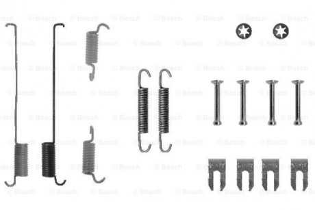 Комплект пружинок колодок ручника Fiat Brava/Bravo 93- (Lockheed) BOSCH 1 987 475 219