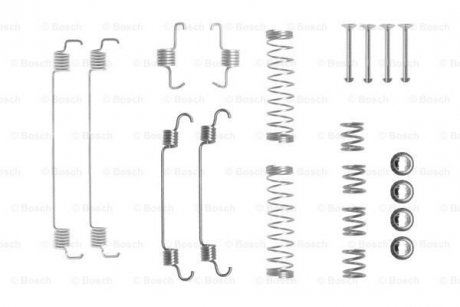 Комплект пружинок колодок ручника Citroen C2/C3/C4/Peugeot 208/301 02- BOSCH 1 987 475 304