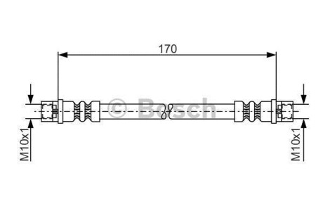 Тормозной шланг BOSCH 1 987 476 010