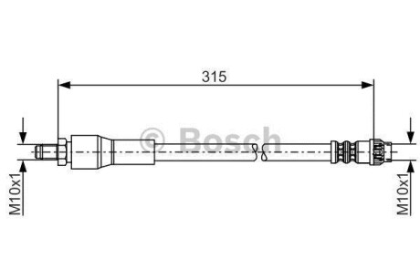 Тормозной шланг BOSCH 1 987 476 032