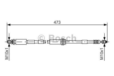 Тормозной шланг BOSCH 1 987 476 066