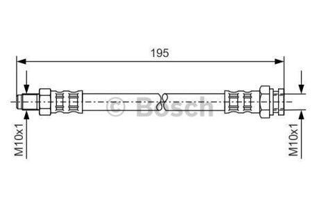 Тормозной шланг BOSCH 1 987 476 152