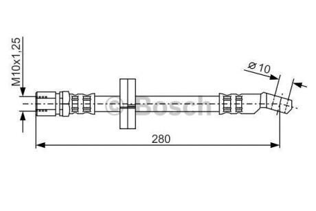 Тормозной шланг BOSCH 1 987 476 239