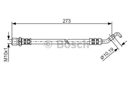Тормозной шланг BOSCH 1 987 476 270