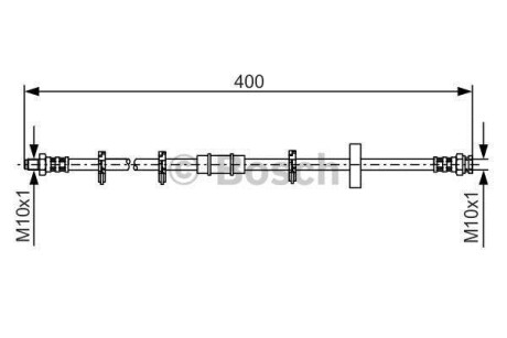 Тормозной шланг BOSCH 1 987 476 413