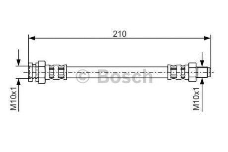 Тормозной шланг BOSCH 1 987 476 502