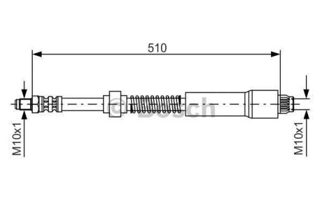 Тормозной шланг BOSCH 1 987 476 675