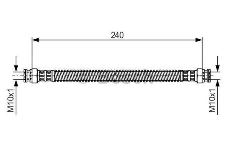 Тормозной шланг BOSCH 1 987 476 676