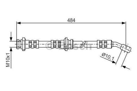 Тормозной шланг BOSCH 1 987 476 801