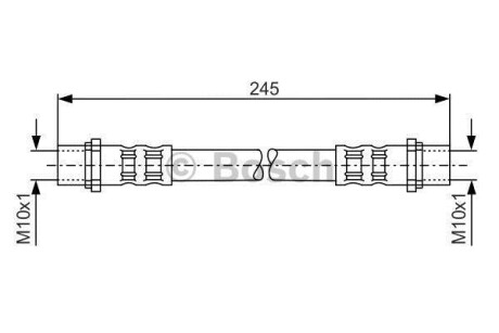 Тормозной шланг BOSCH 1 987 476 904