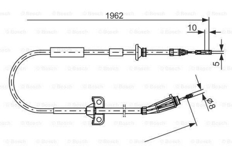 Трос ручника BOSCH 1 987 477 941