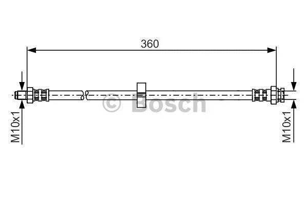 Тормозной шланг BOSCH 1 987 481 002 (фото 1)