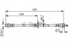 Шланг гальмівний (передній) Lexus RX/Toyota Avensis 99-08 (R) (L=500mm) BOSCH 1 987 481 389 (фото 2)
