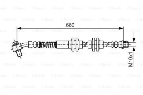 Тормозной шланг BOSCH 1 987 481 A48