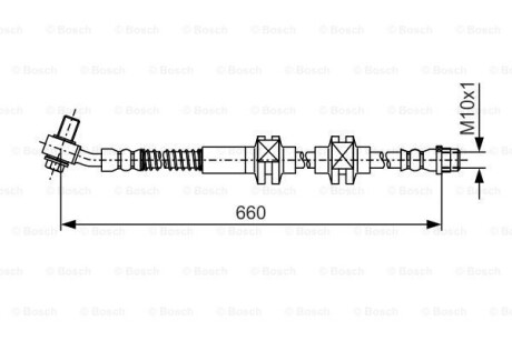 Тормозной шланг BOSCH 1 987 481 A49