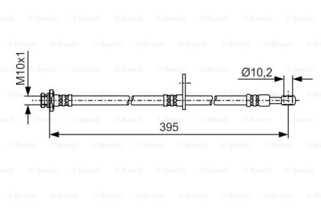 Тормозной шланг BOSCH 1 987 481 A53