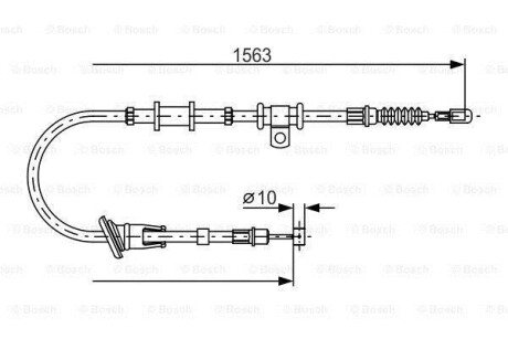 Трос ручника BOSCH 1 987 482 064