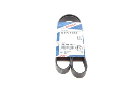 Ремінь генератора VW Caddy IV/V 15-/T7 2.0 TSi 21- (6PK1005) BOSCH 1 987 945 730