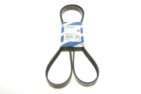 Ремінь генератора MB E-class (W212)/S-class (W221) 09- (OM642) (7PK2005) BOSCH 1 987 945 736