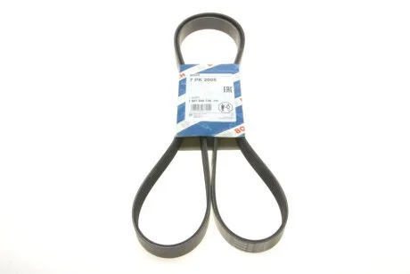 Ремінь генератора MB E-class (W212)/S-class (W221) 09- (OM642) (7PK2005) BOSCH 1 987 945 736