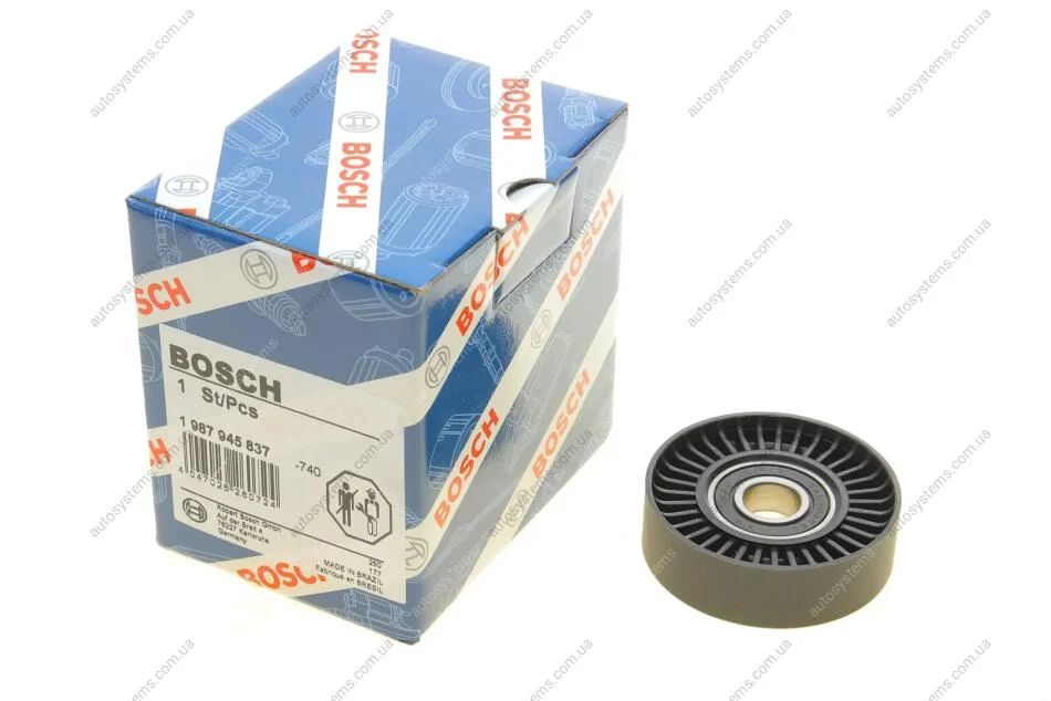 Ролик генератора MB A-class/Vaneo 1.5-2.0/1.7-2.0CDI 97-, M166/M266/OM640/OM668 BOSCH 1 987 945 837 (фото 1)