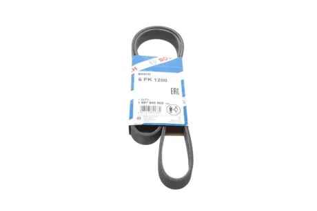 Ремінь генератора Renault Kangoo 1.5 dCi (6PK1200) BOSCH 1 987 945 900