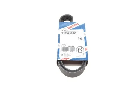 Ремінь генератора Renault Clio 1.2 16V 05-14 (7PK880) BOSCH 1 987 946 264