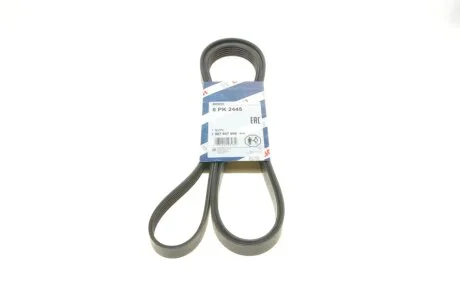 Ремінь генератора MB E-class (W211) 5.5 02-08 (M113)/Land Rover Range Rover 5.0SCV8 13- (6PK2445) BOSCH 1 987 947 998
