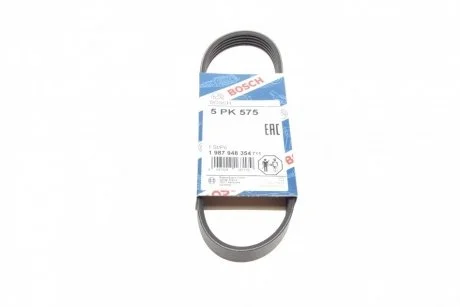 Ремінь генератора Ford Mondeo I/II 1.8TD 93-00 (5PK575) BOSCH 1 987 948 354