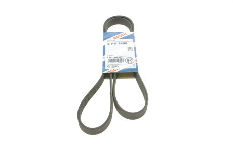 Ремінь генератора Mitsubishi L200 2.5DI-D 05-15 (6PK1496) BOSCH 1 987 948 497