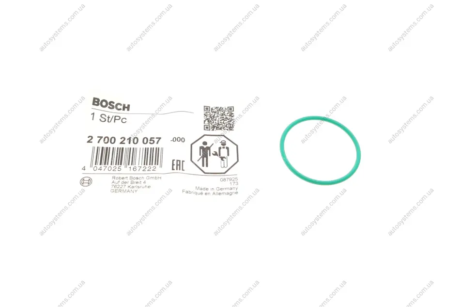 Прокладка паливного насоса Audi/MB/Porsche/VW BOSCH 2 700 210 057 (фото 1)