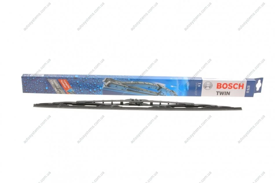 Щітка склоочисника каркасна Bosch Twin 580 мм (23") BOSCH 3397011351 (фото 1)