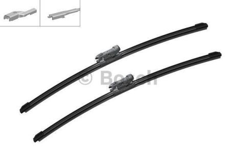 Комплект щеток стеклоочистителя бескаркасных Aerotwin 600/400 BOSCH 3 397 014 222