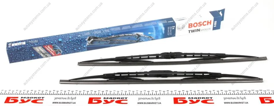 Щітки склоочисника (550/550мм) Peugeot Boxer/Partner/Citroen Jumper 1.9-2.8 TDi/HDi 94- BOSCH 3 397 118 421 (фото 1)