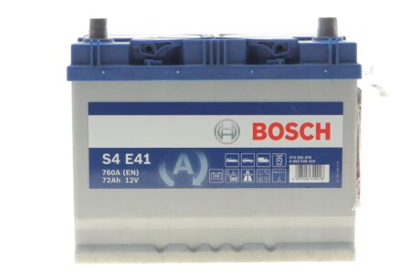 Акумуляторна батарея 72Ah/760A (261x175x220/+R/B01) (Start-Stop EFB) / дата виробництва 2023 рік. BOSCH DSC_0 092 S4E 410