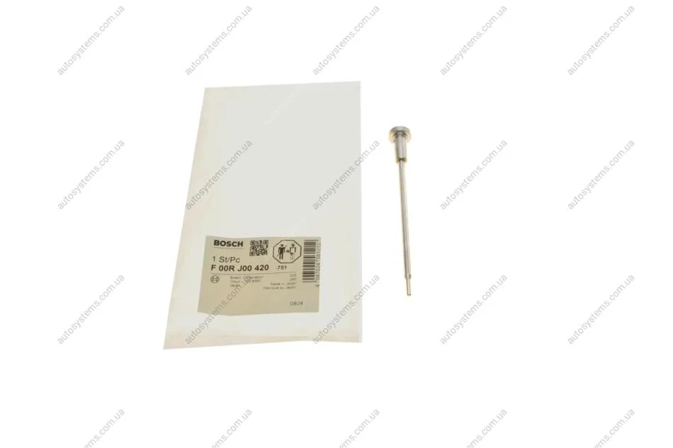 Елемент форсунки Common Rail BOSCH F 00R J00 420 (фото 1)