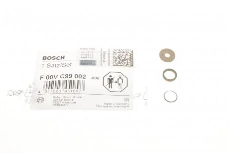 Елемент форсунки Common Rail BOSCH F 00V C99 002
