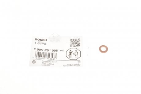 Елемент форсунки Common Rail BOSCH F 00V P01 008