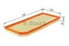 Фільтр повітряний Volvo S60 10-18/S80 /V70 /CX70 3.0-3.2 06- BOSCH F 026 400 146 (фото 2)