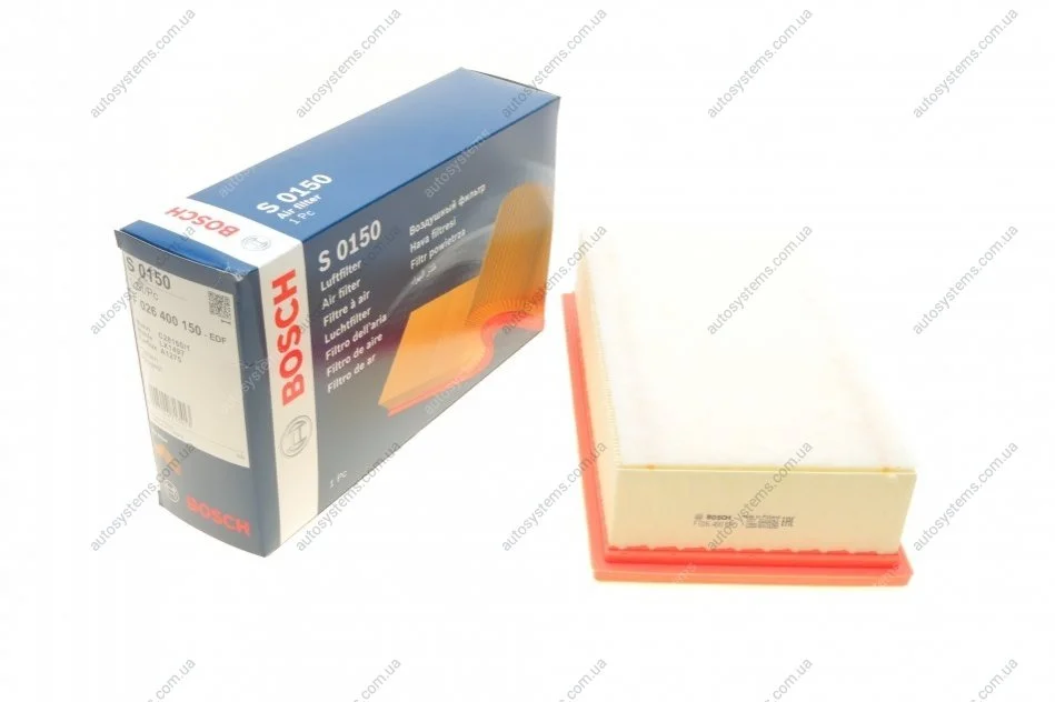 Фільтр повітряний Citroen C4/Peugeot 307/308 2.0HDI 04- BOSCH F 026 400 150 (фото 1)