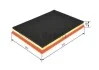 Фільтр повітряний Renault Mascott 3.0D 16V 99-10 BOSCH F 026 400 233 (фото 6)